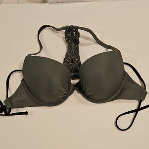 Women's Olive Green Bikini Top
